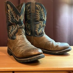 Justin Work boots size 10D